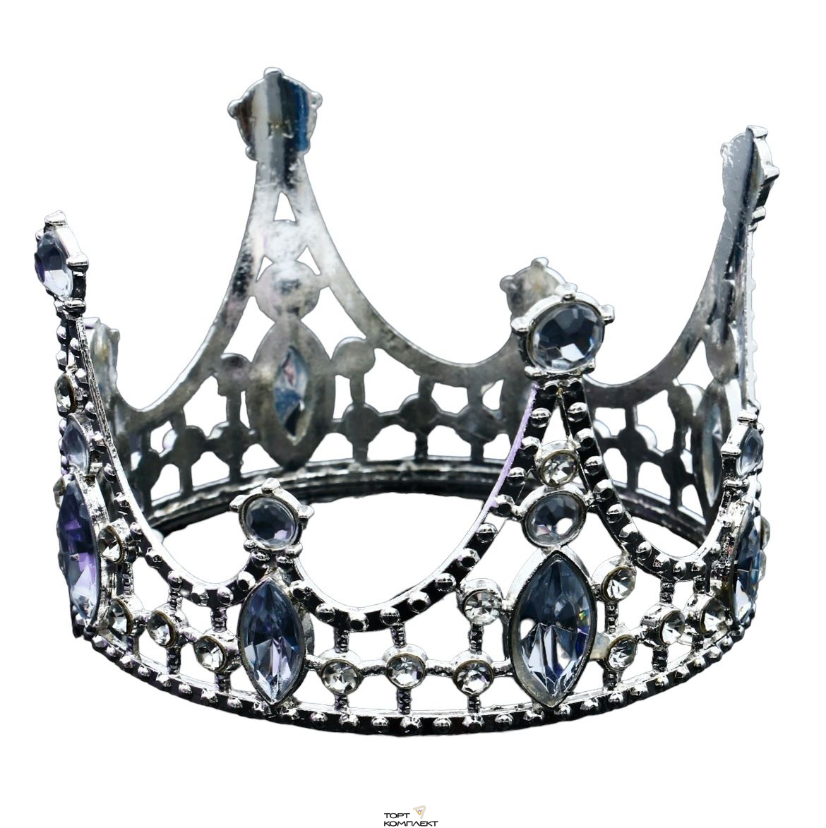 Украшение Корона принцессы , серебро 10 см