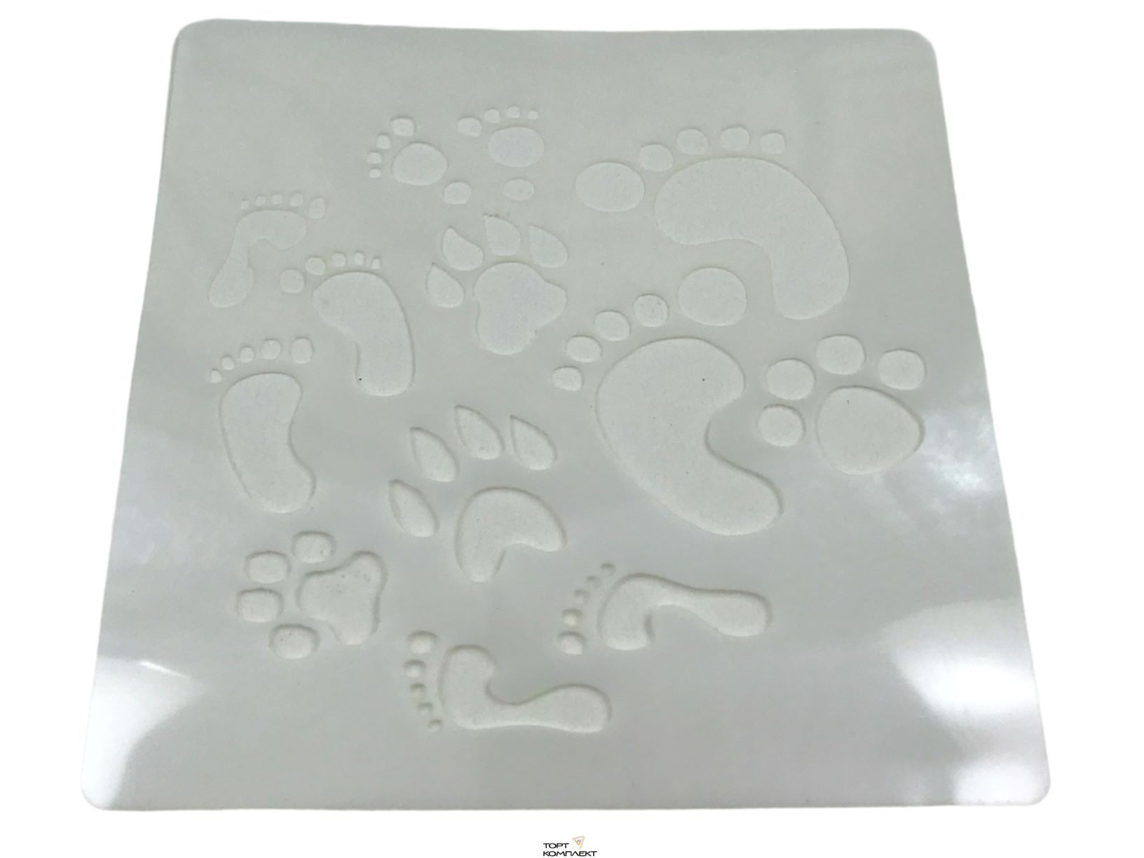 Трафарет "Следы" 15х15 см