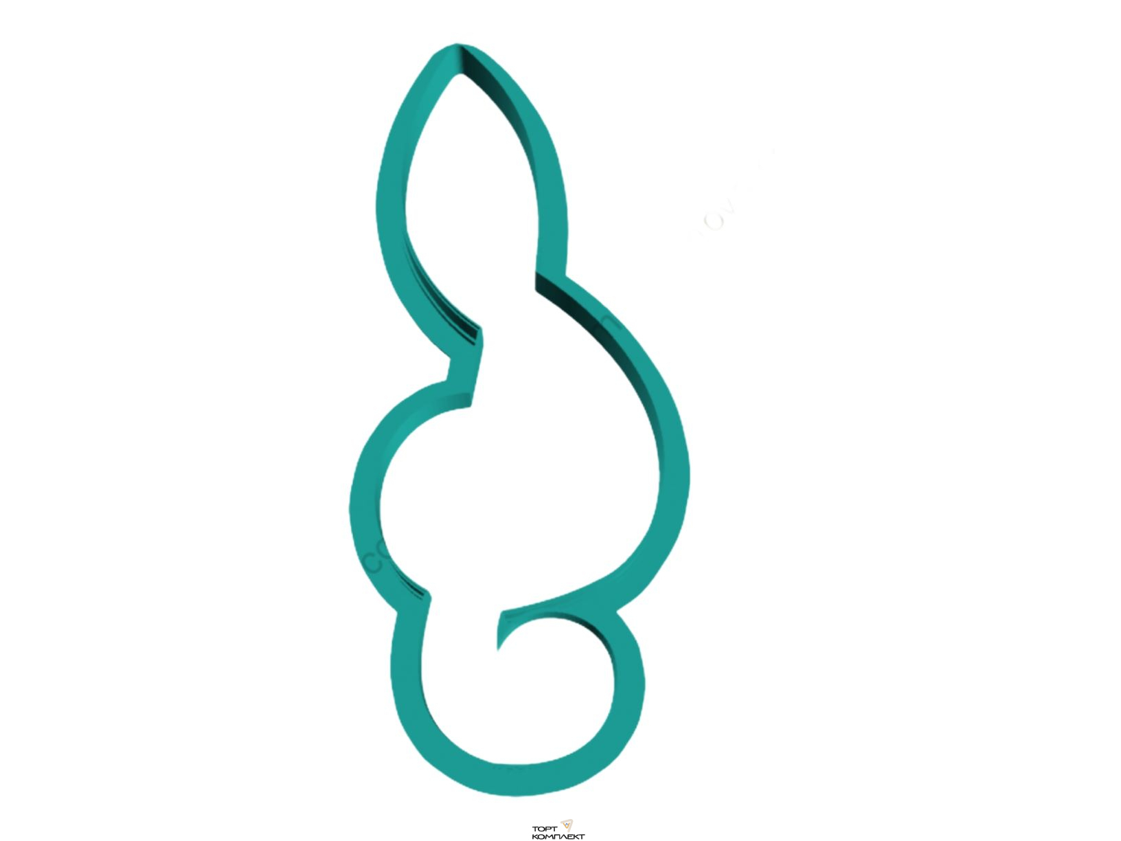 Форма   для пряников  "Скрипичный ключ" 9см