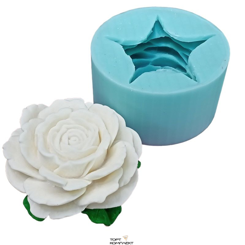 Силиконовая форма "Роза Крупная" 9,3см 