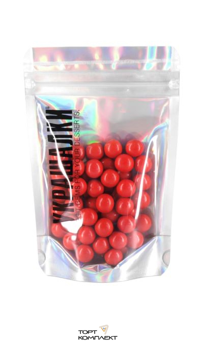 Шокошарики 8152 Украшалки Красный 50гр.