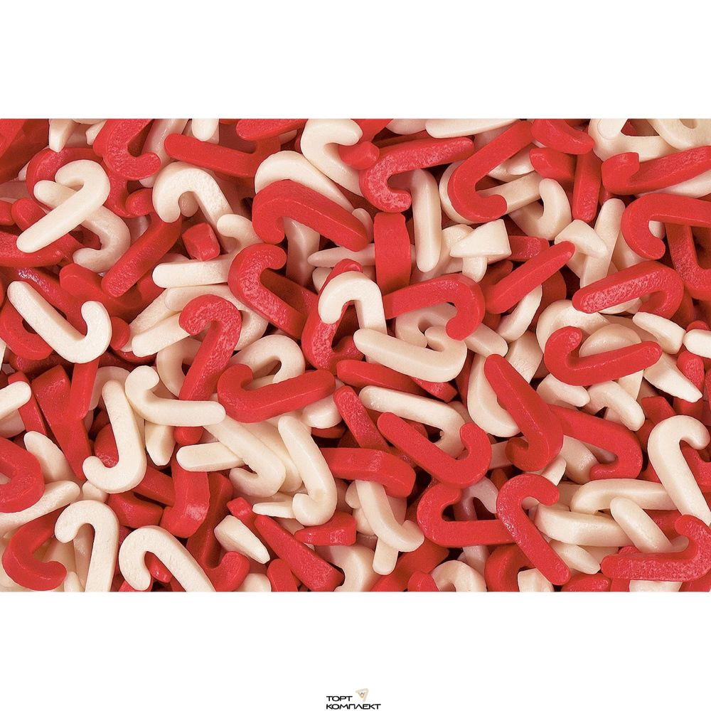 Посыпка кондитерская "Новогодняя трость" 100 гр