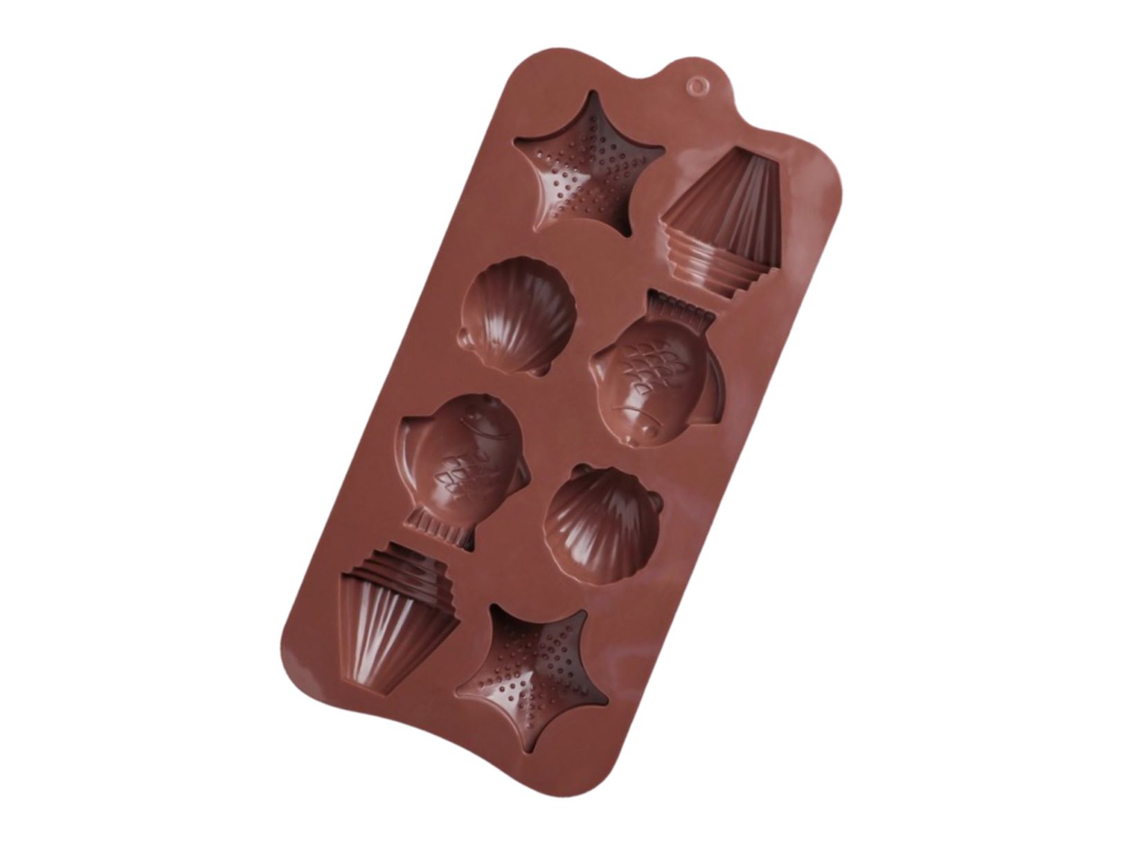 Форма для льда и шоколада 8 ячеек  "Морской берег" 