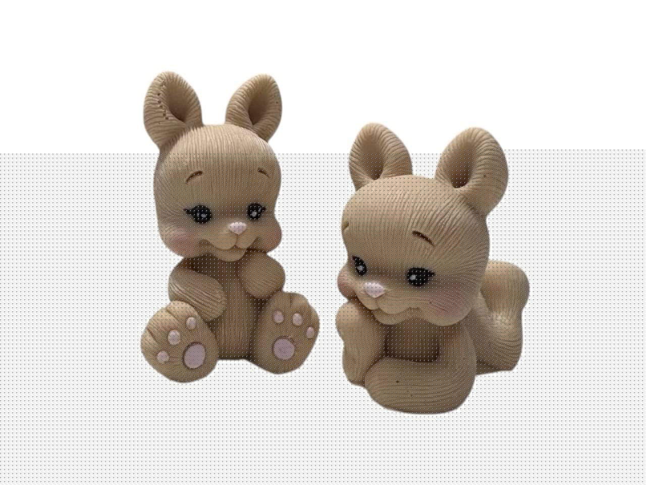 Фигурка "Бенто зайцы" 2шт 70гр