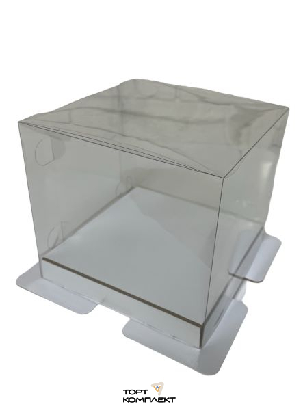 Коробка 15*15*14см Пьедестал Белая