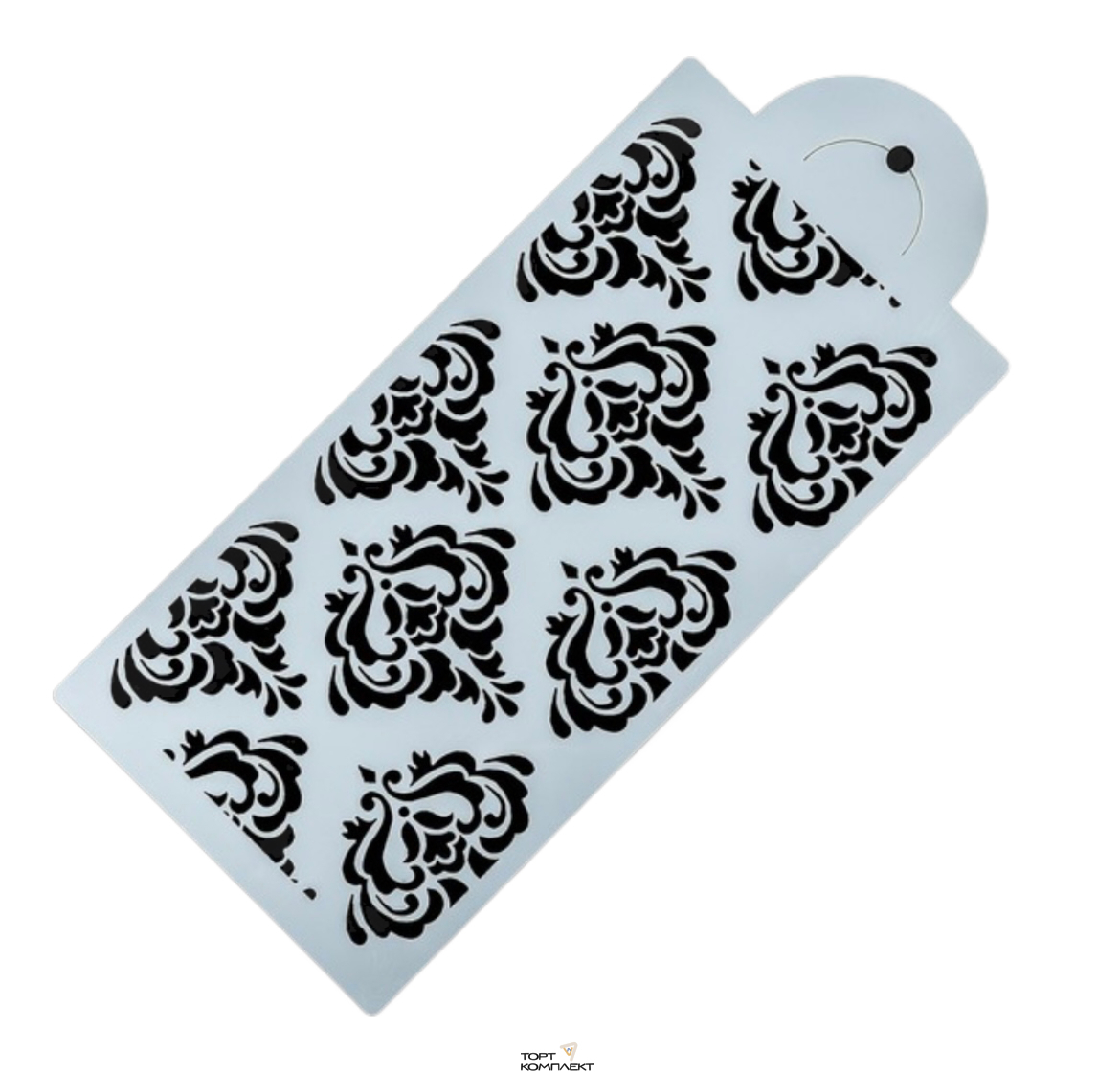 Трафарет Барокко  23х10см