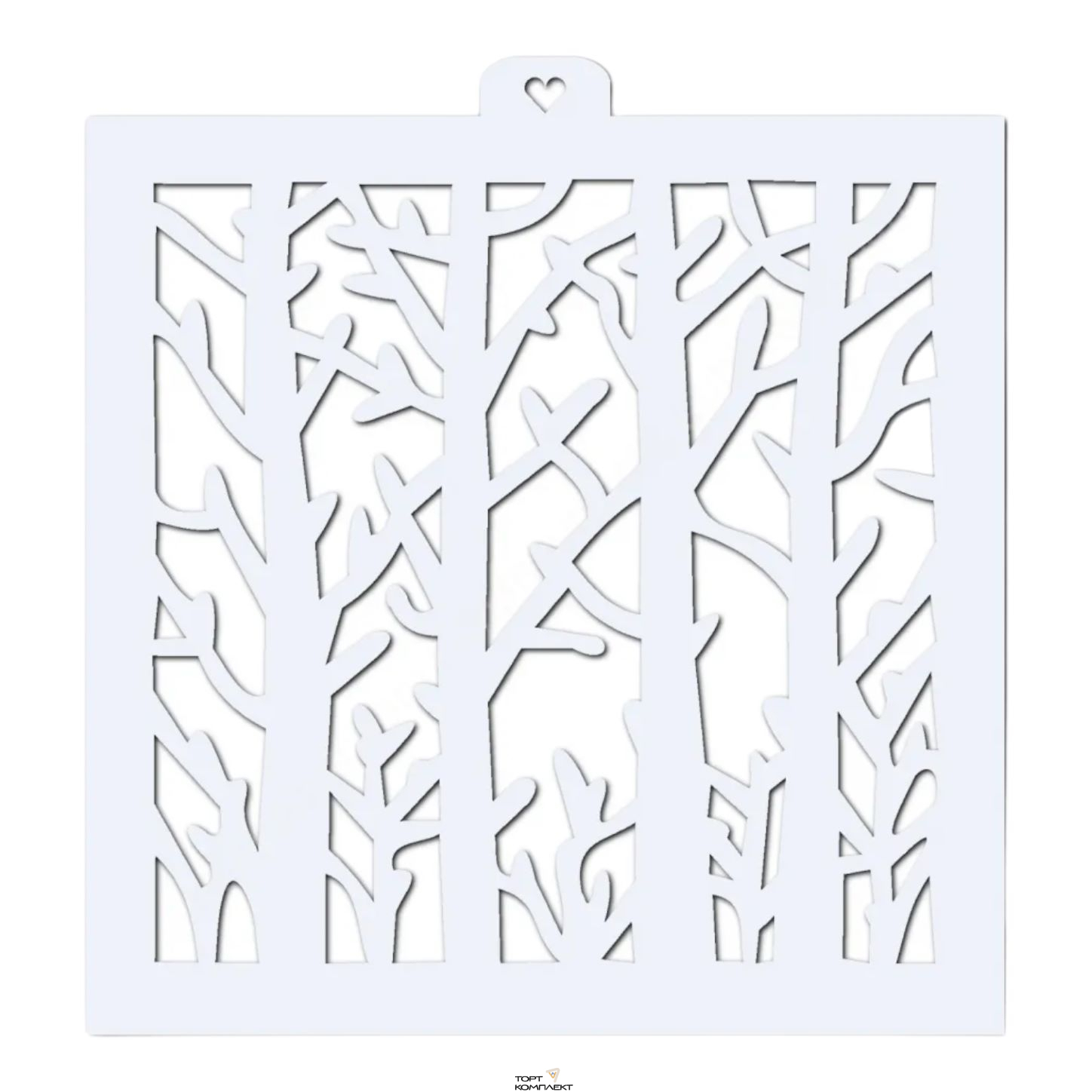 Трафарет "Лес фон 2" 15х15см