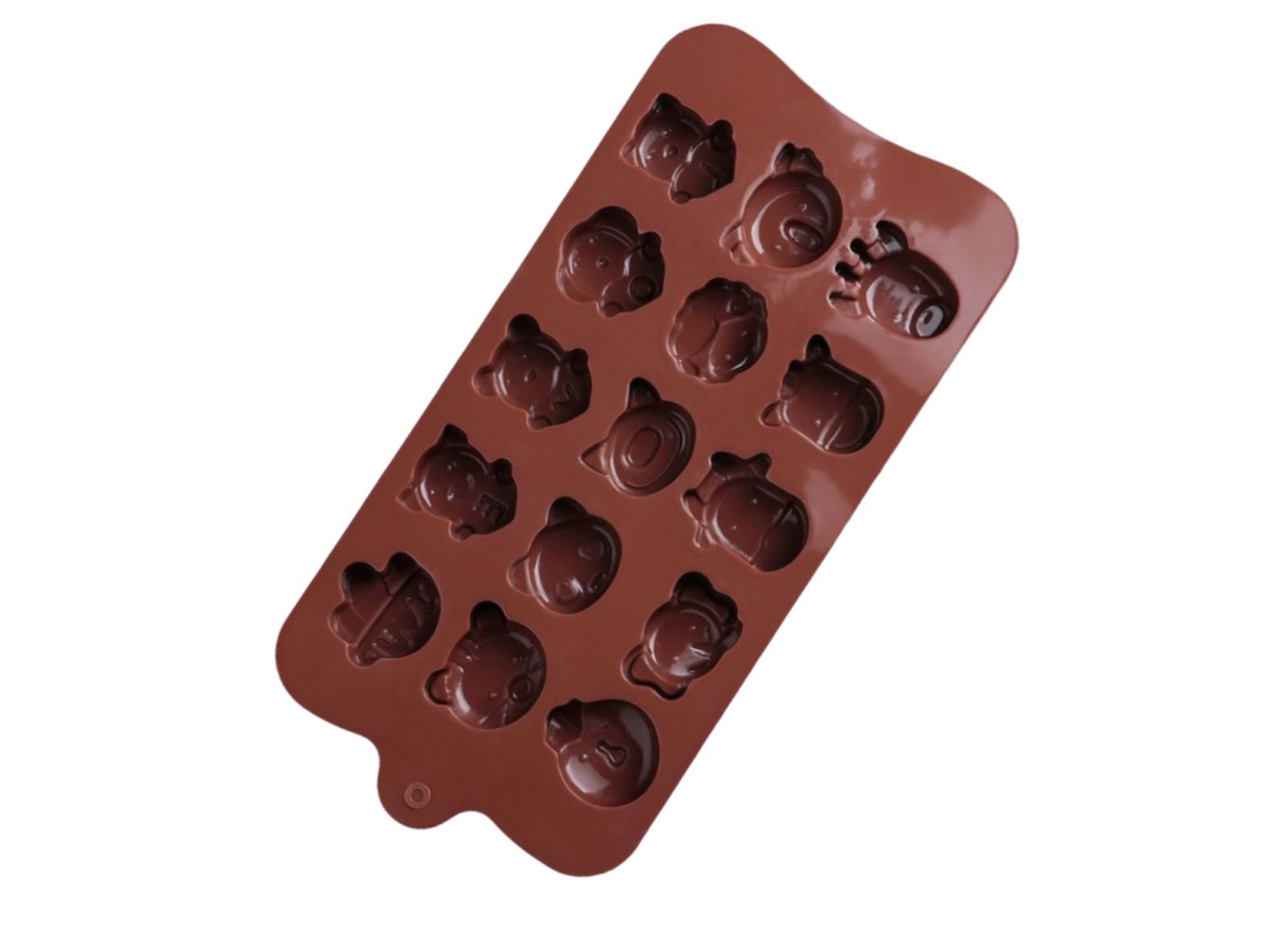 Форма для льда и шоколада "Животные. Любовь"    			