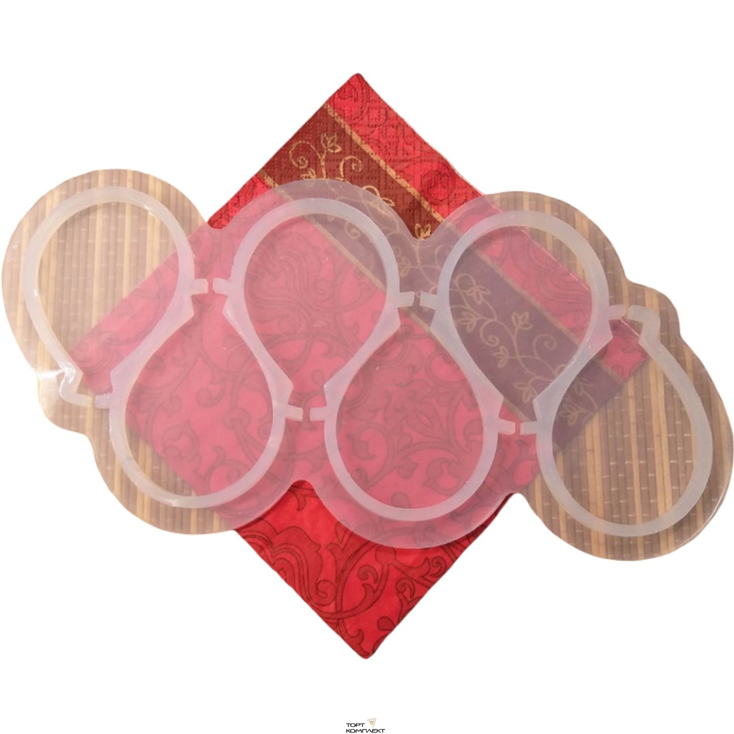 Силиконовая форма для леденцов и шоколада "Воздушный шарик" 8см