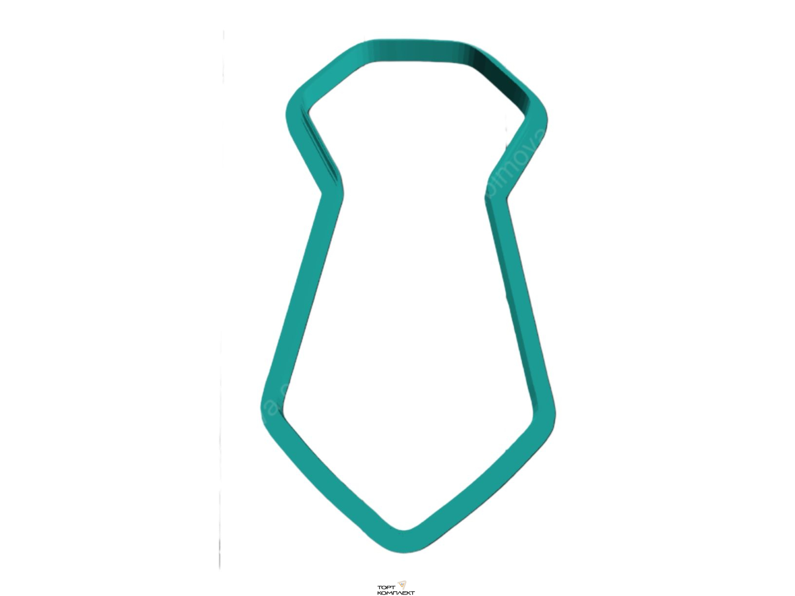 Форма   для пряников  "Широкий галстук" 11см