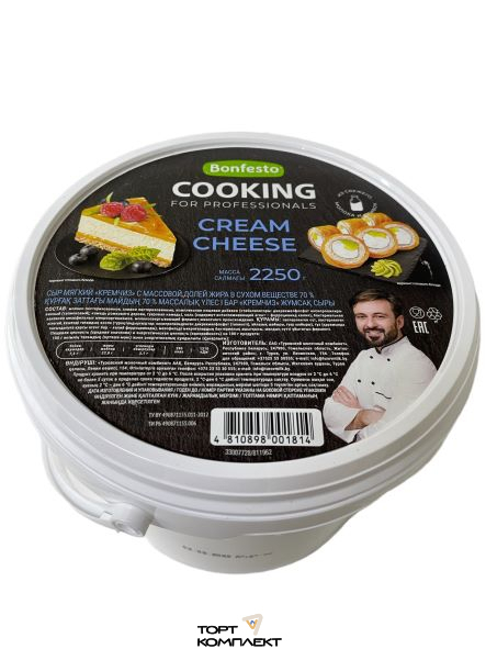 Сыр сливочный Кремчиз Cooking 2,25кг 