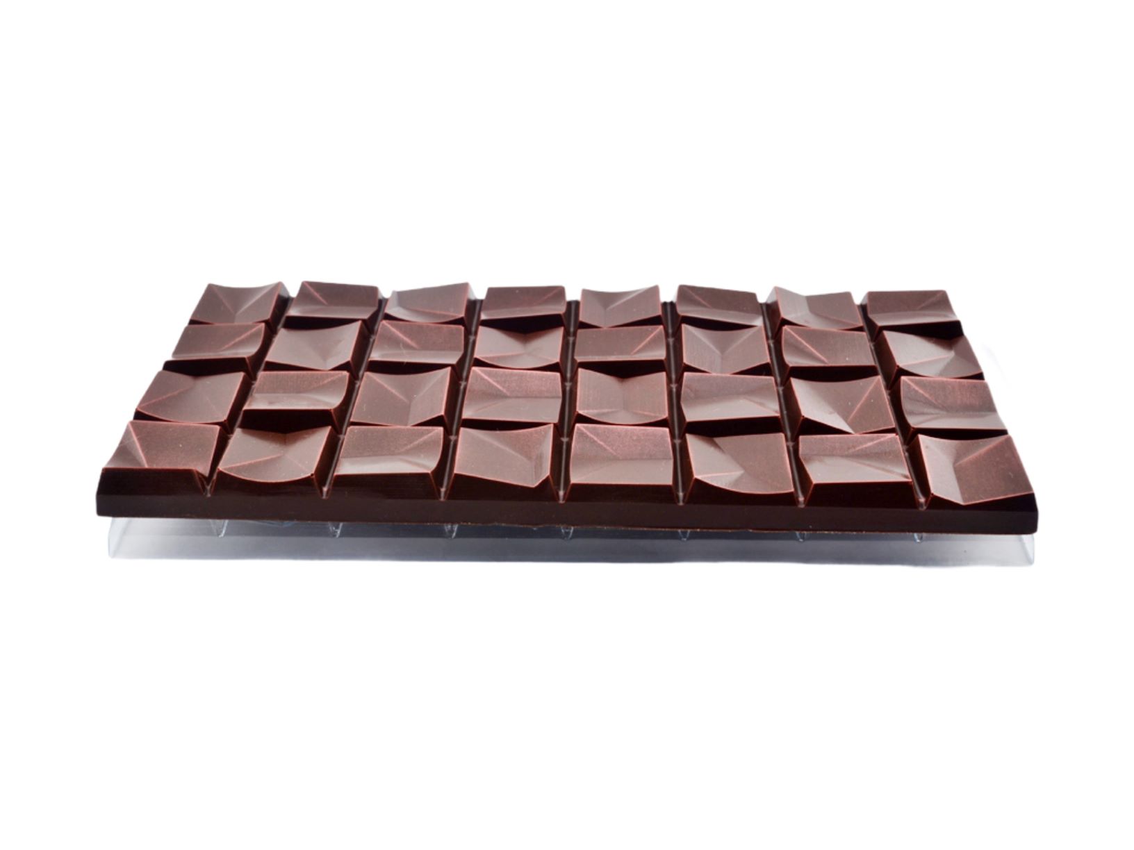 Форма пластиковая для шоколада "Плитка Тринити" 
