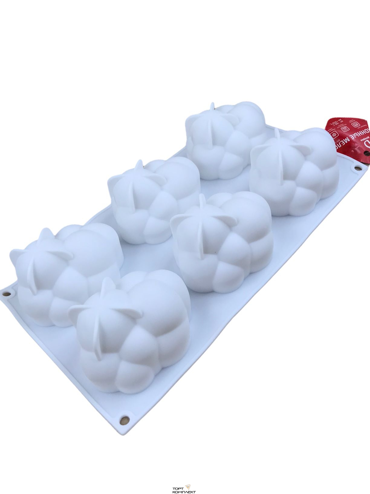 Форма для выпечки и муссовых десертов 6 ячеек  "Облако"