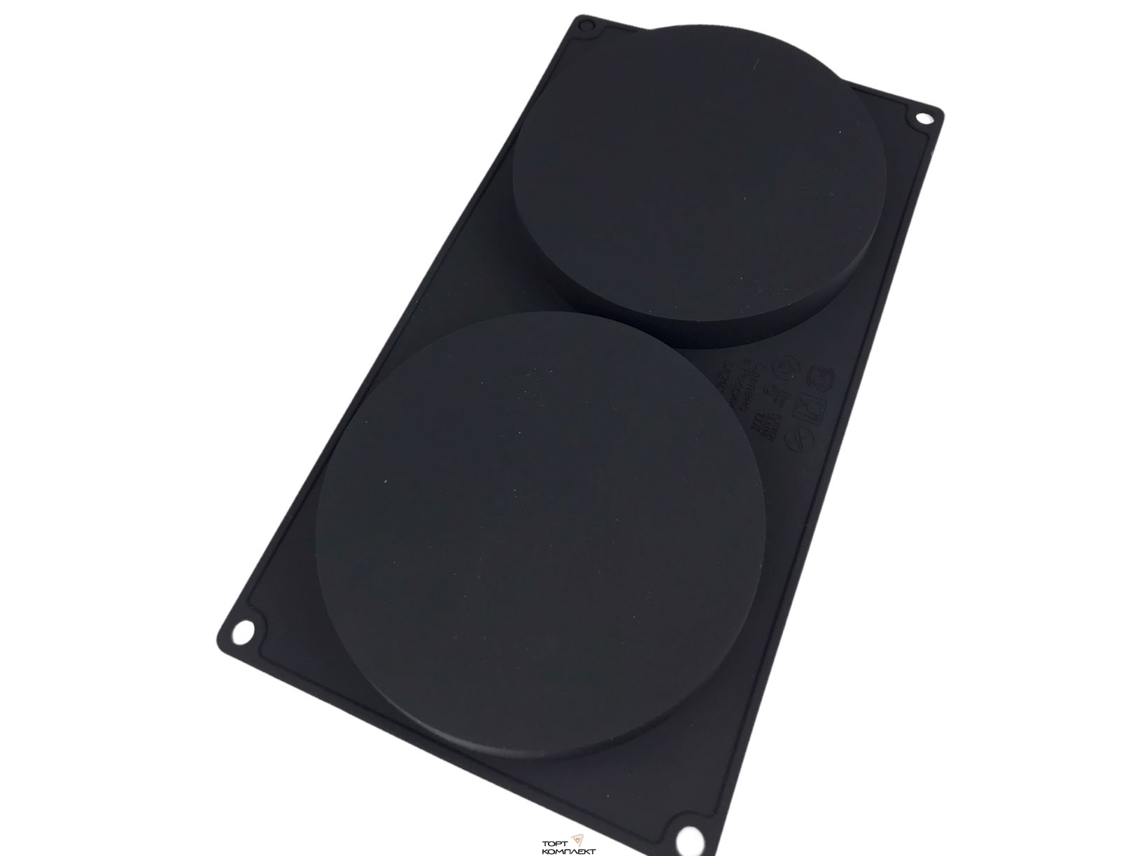 Форма для выпечки "Диски",  2 ячейки (d18 см)