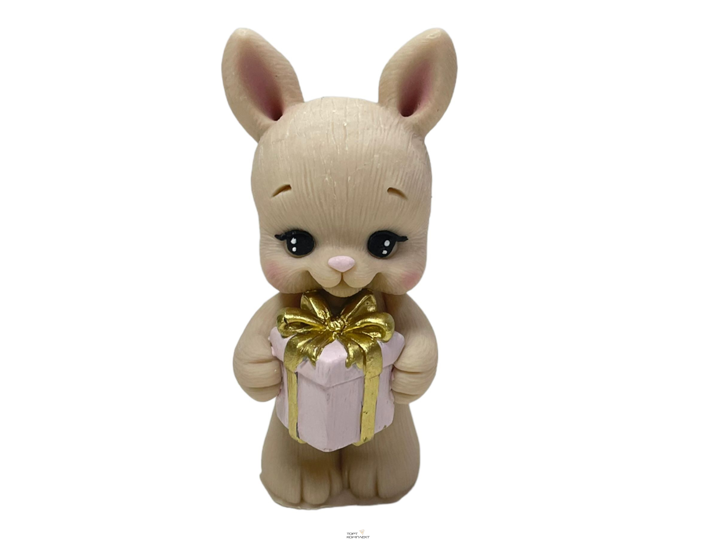 Фигурка "Зайчик с подарком" 60гр
