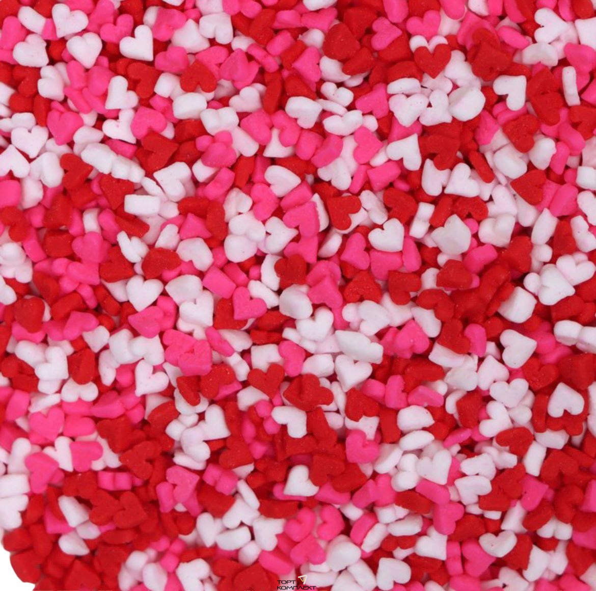 Посыпка "Сердечки мини, микс "  100гр	