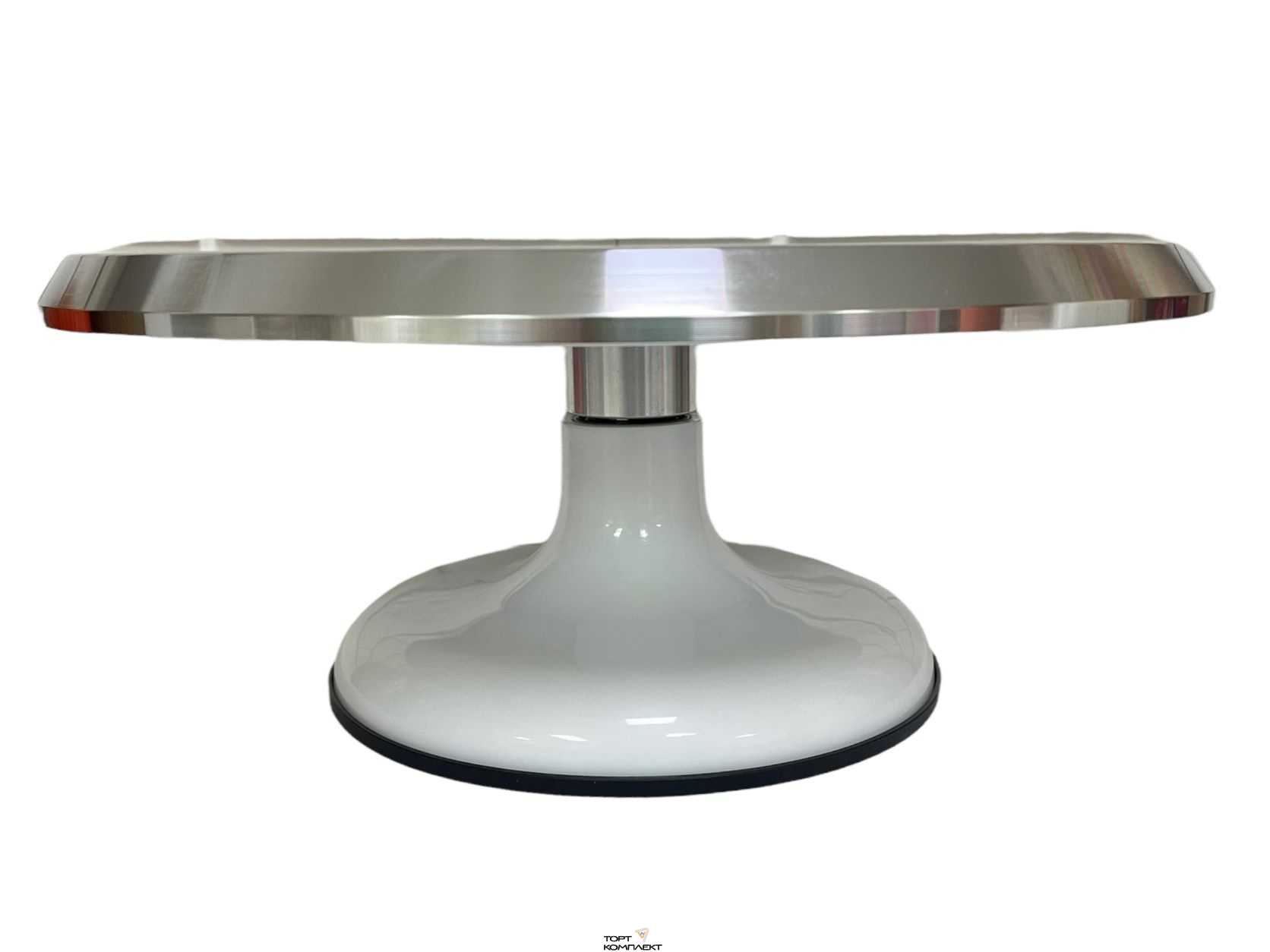 Столик поворотный металлический, 30 см Белый