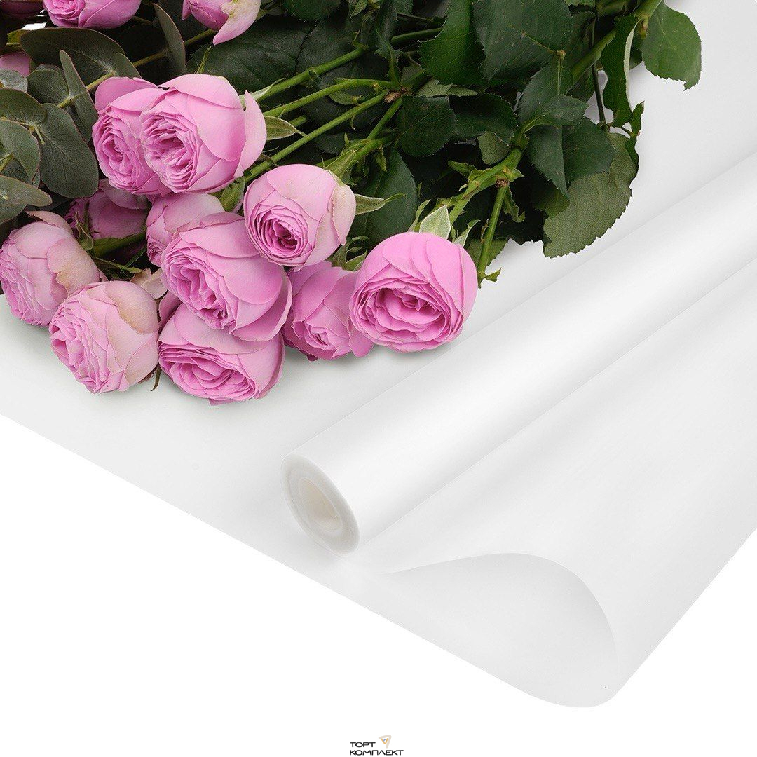 Упаковочная пленка 0,6*8,5м матовая прозрачная 