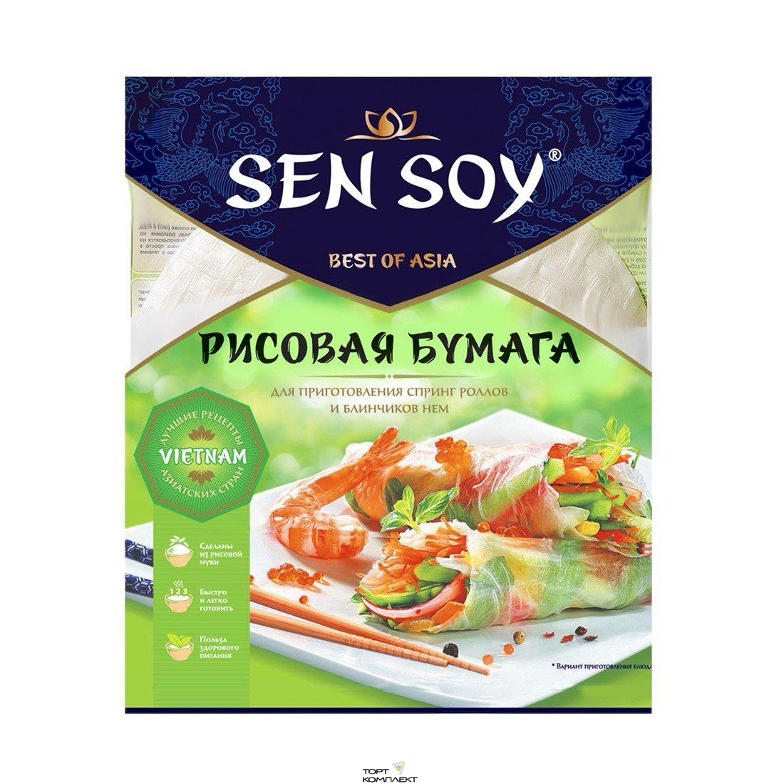 Рисовая бумага Sen Soy 100гр Вьетнам
