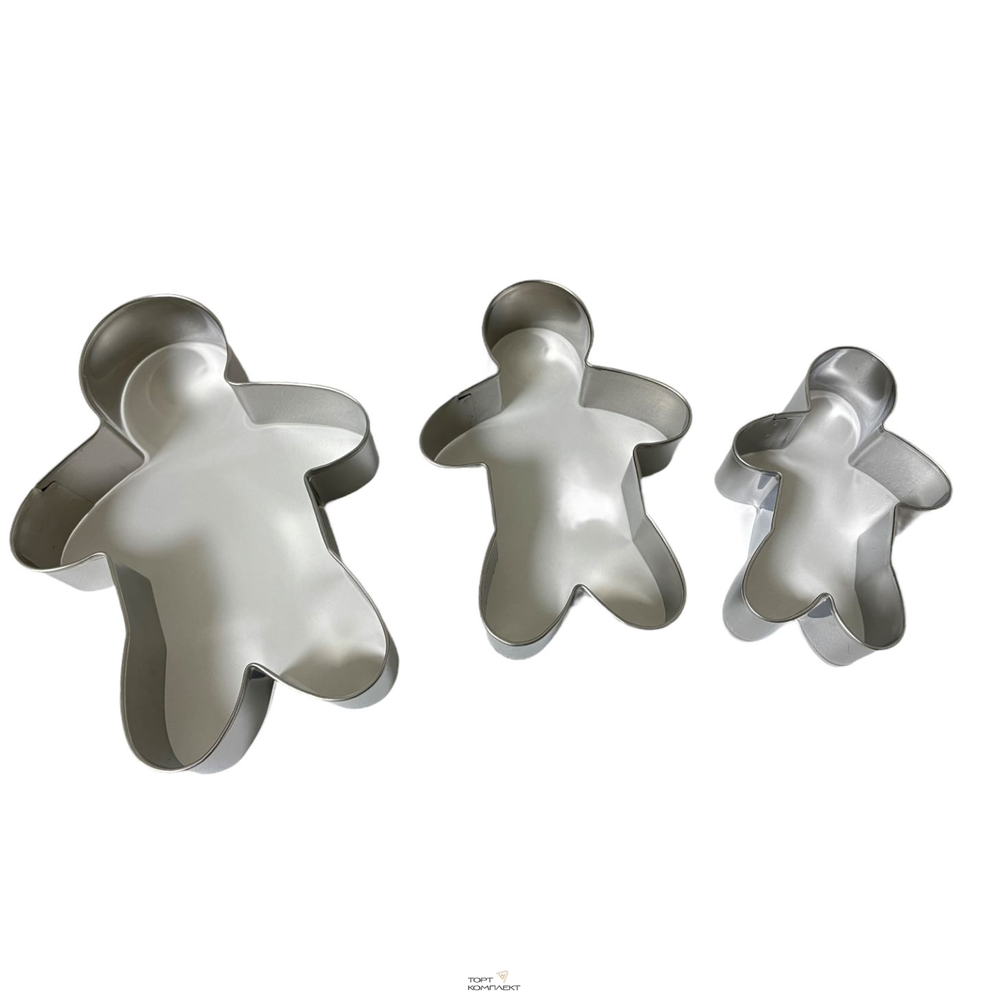 Набор вырубок для пряников  "Пряничный человечек " 13, 10, 8см