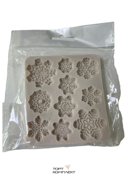 Молд "Снежинки" 9*9 см