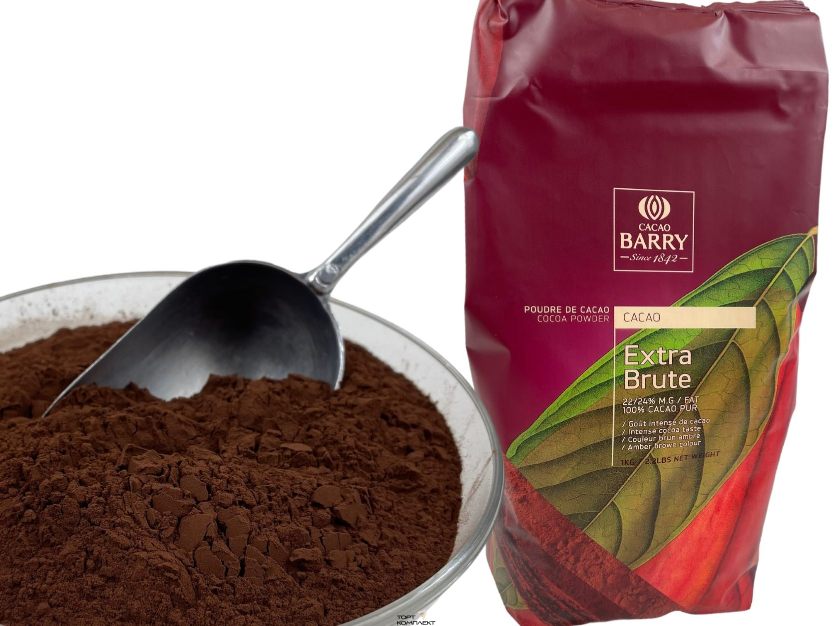 Какао-порошок Cacao Barry 22-24% Extra Brute 250гр