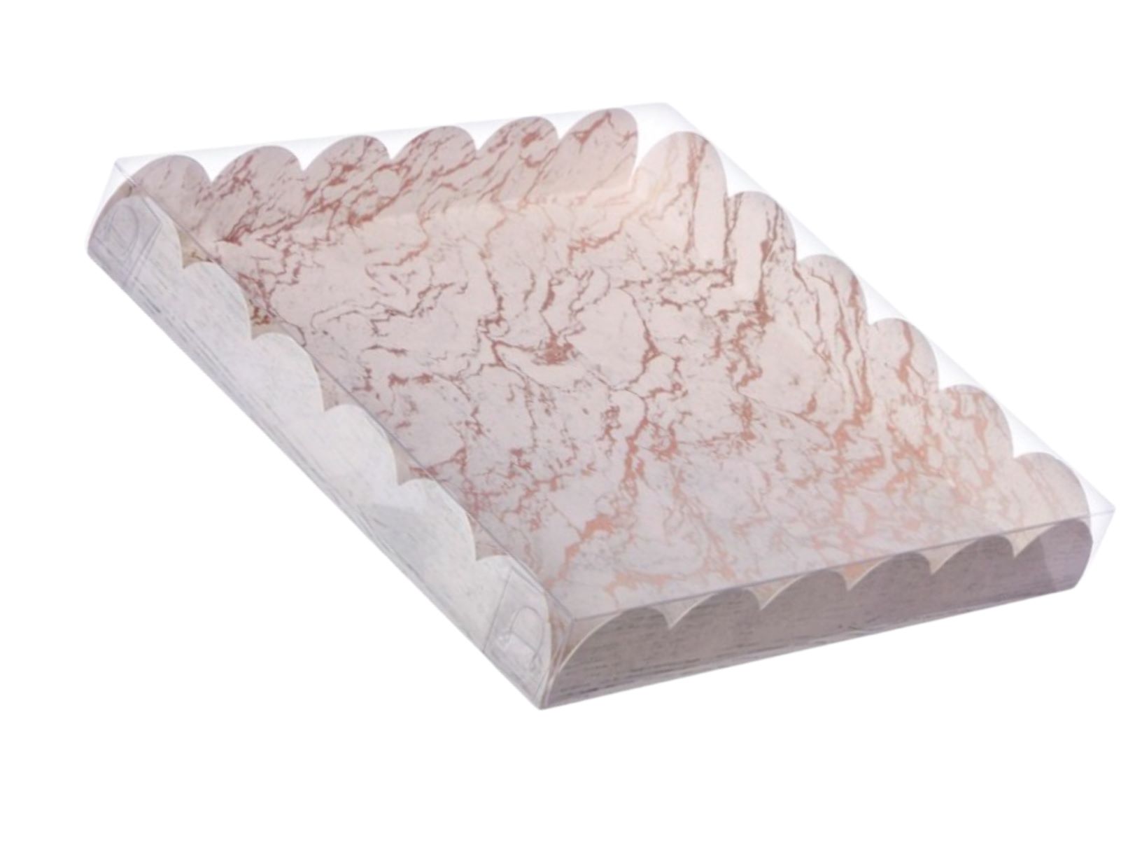 Коробка для кондитерских изделий с PVC крышкой «Улыбнись миру», 21 х 21 х 3 см