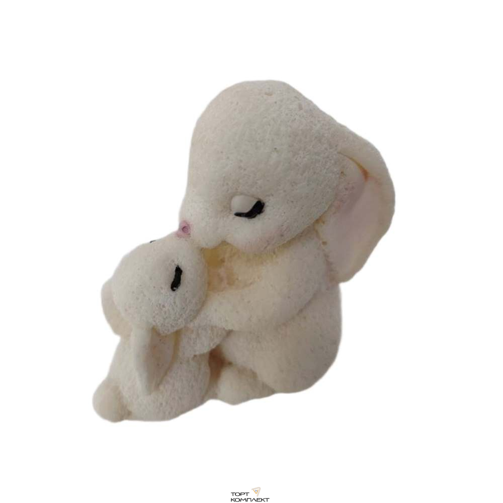 Фигурка "Зайчиха мама"  шок.глазурь 70гр