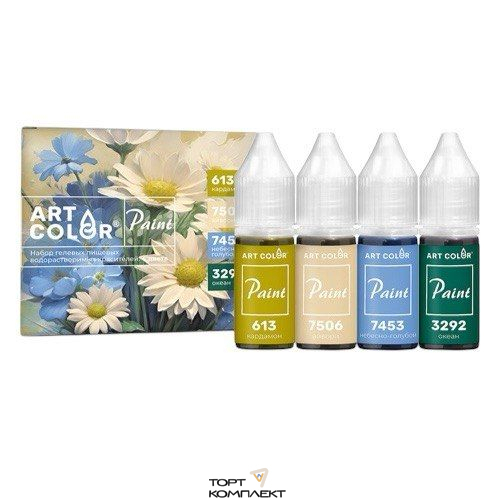 Набор красителей гелевых 4х10мл Art Color Ромашка