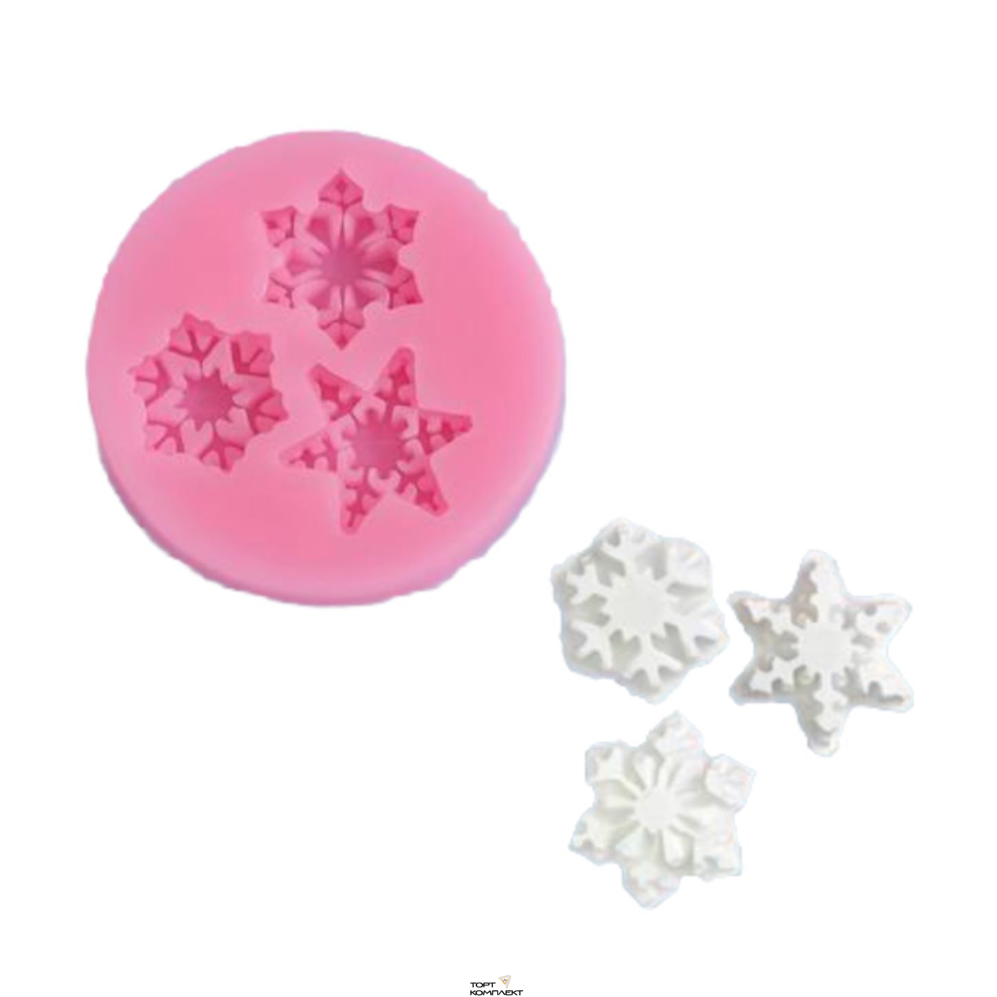 Молд силикон "Метелица" 0,8х5,5х5,5 см  