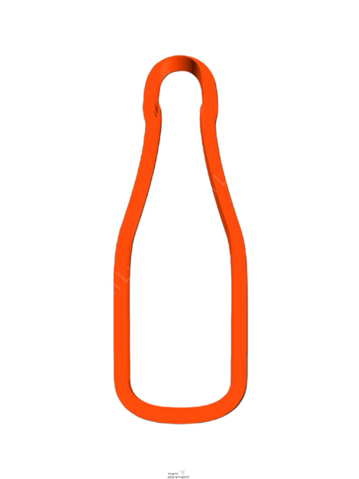 Форма   для пряников  " Бутылка шампанского " 11см