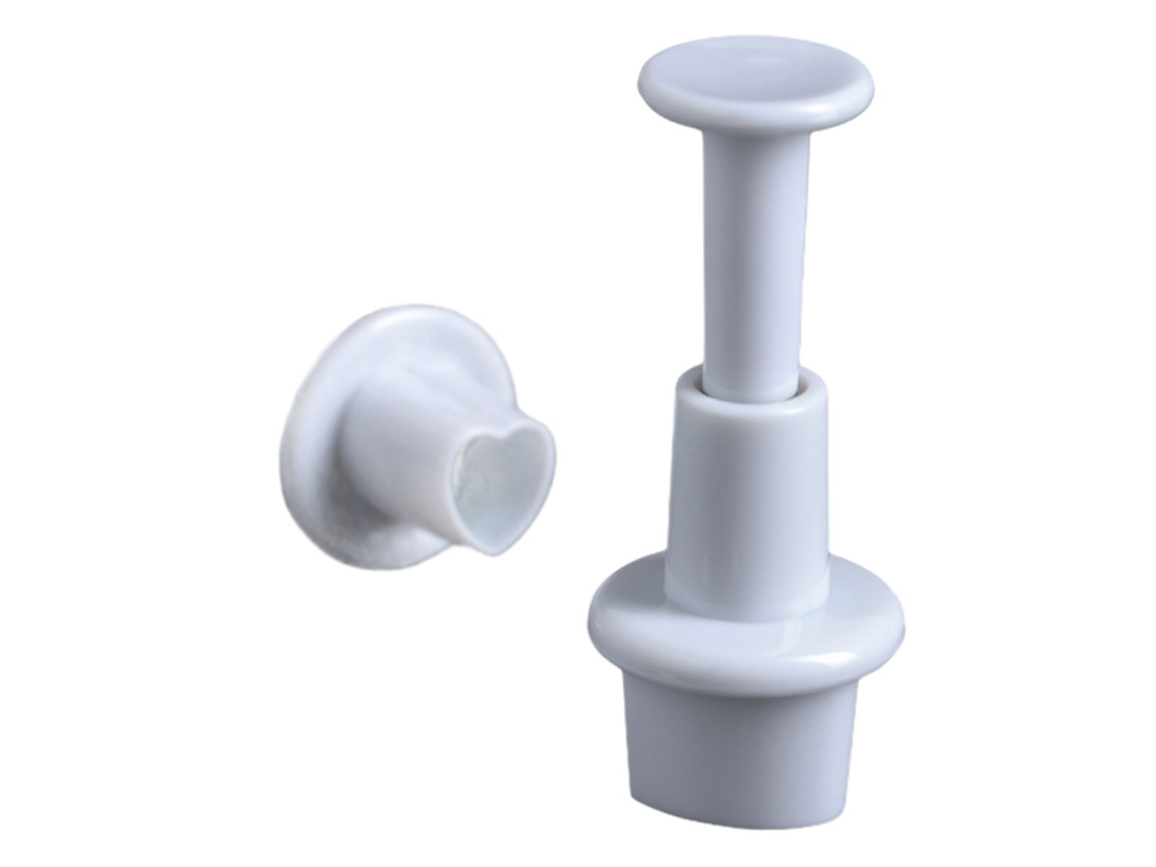 Набор плунжеров кондитерских 3 шт "Сердечко" d 2/2,2/2,7 см 