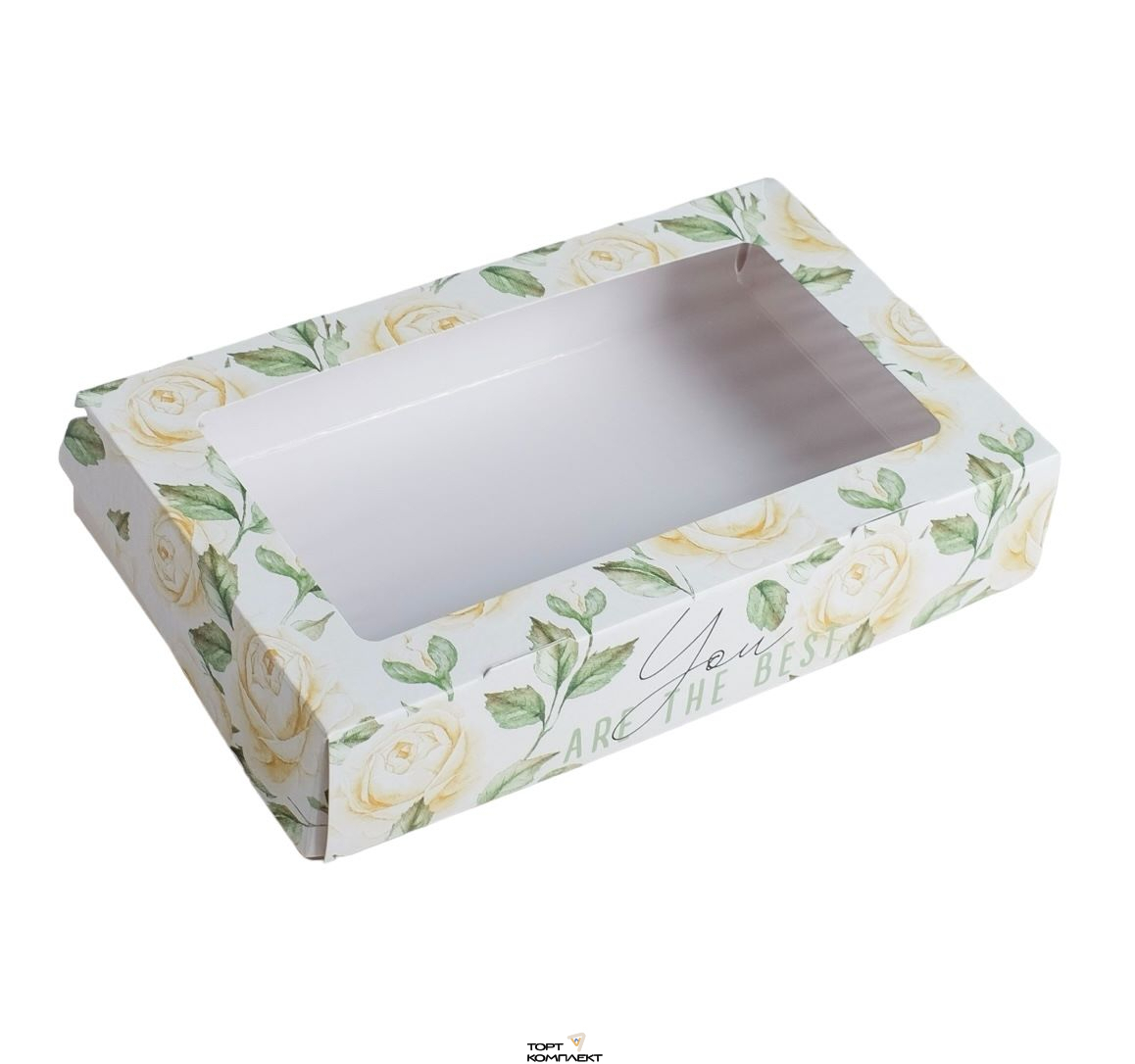 Коробка 20/12/4см  "Flowers"