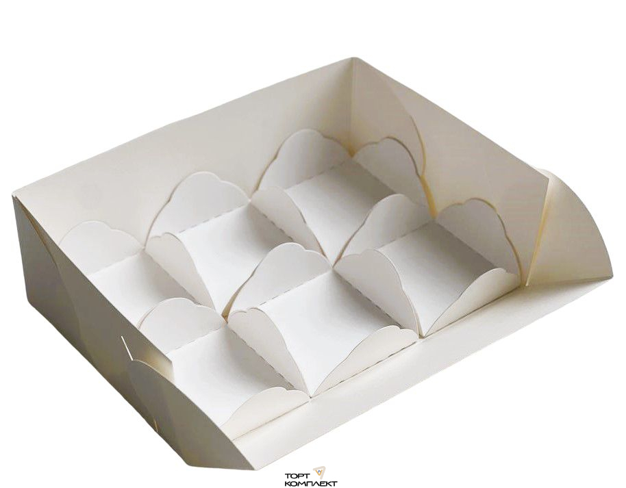Коробка для Моти 6 ложементов 17,5/12/5,5см Белая