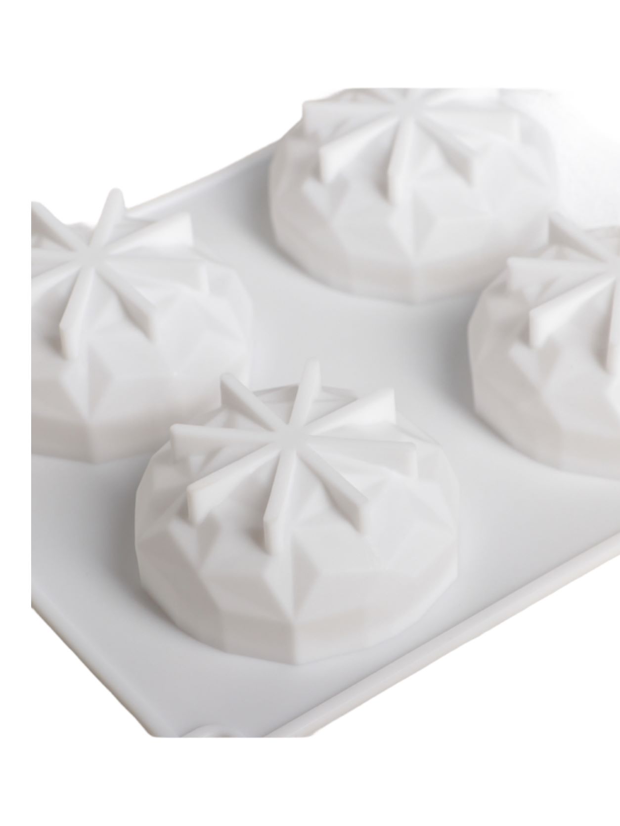 Форма для выпечки и муссовых десертов 6 ячеек 29,5х17х3,5 см "Кристал"