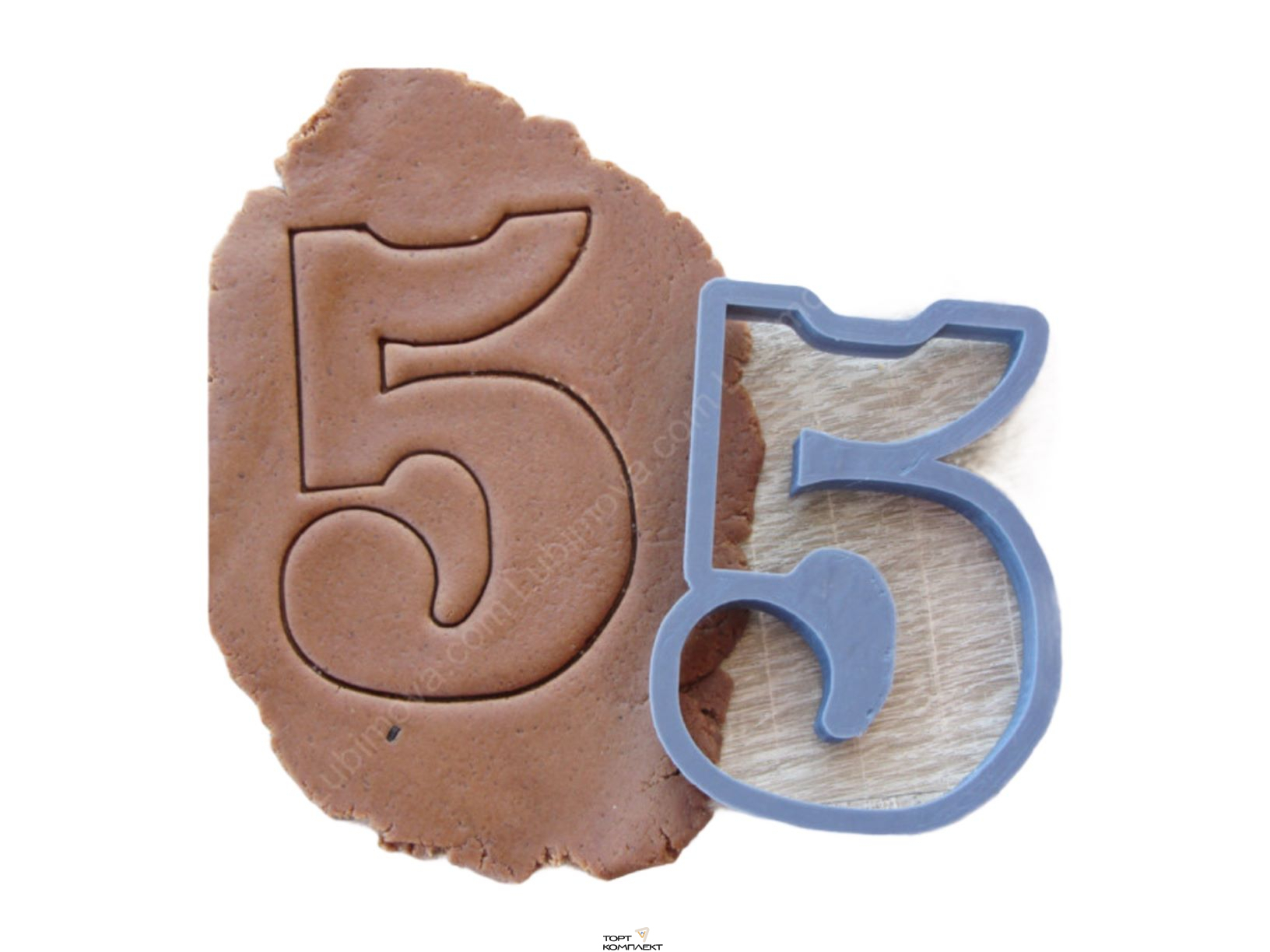 Форма  для пряников  " Цифра 5" 10см