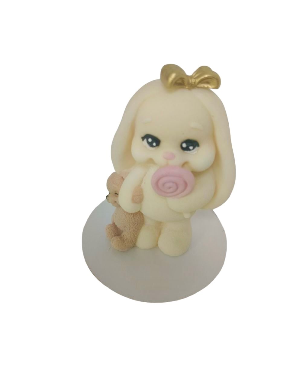 Фигурка "Зайка с леденцом" шок.глазурь 110гр