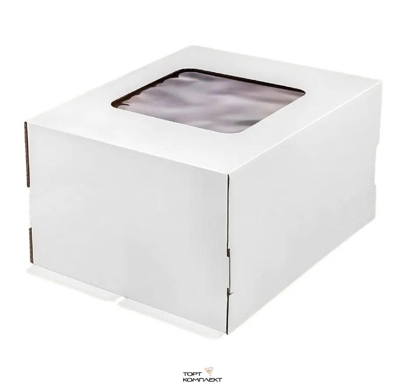 Коробка для торта с окном 30/40/20см