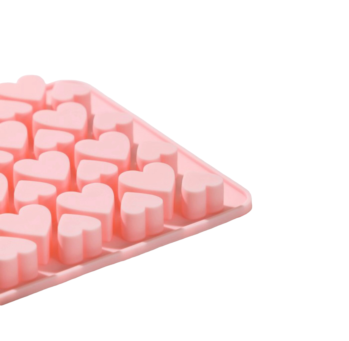 Форма силиконовая для шоколада "Сердечки" 56 ячеек