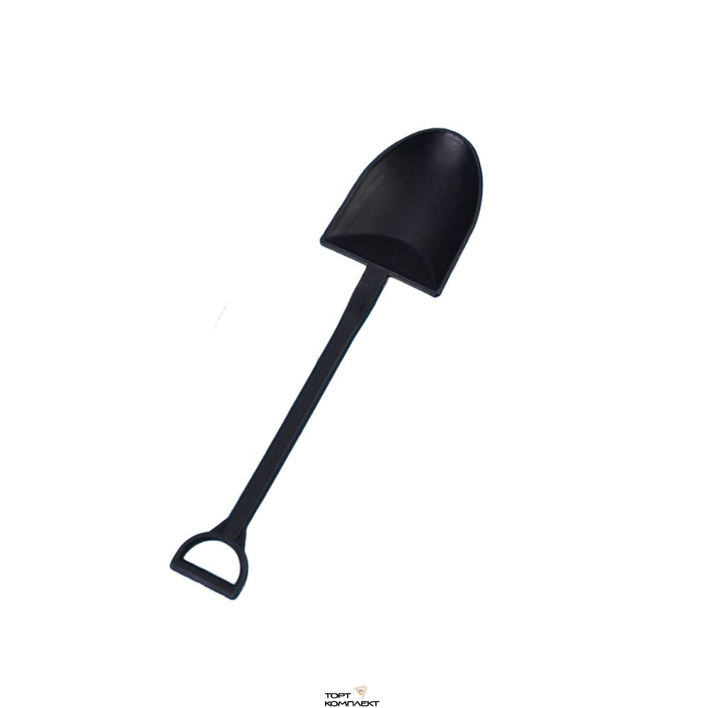 Ложка лопата 12 см, черная ~100шт
