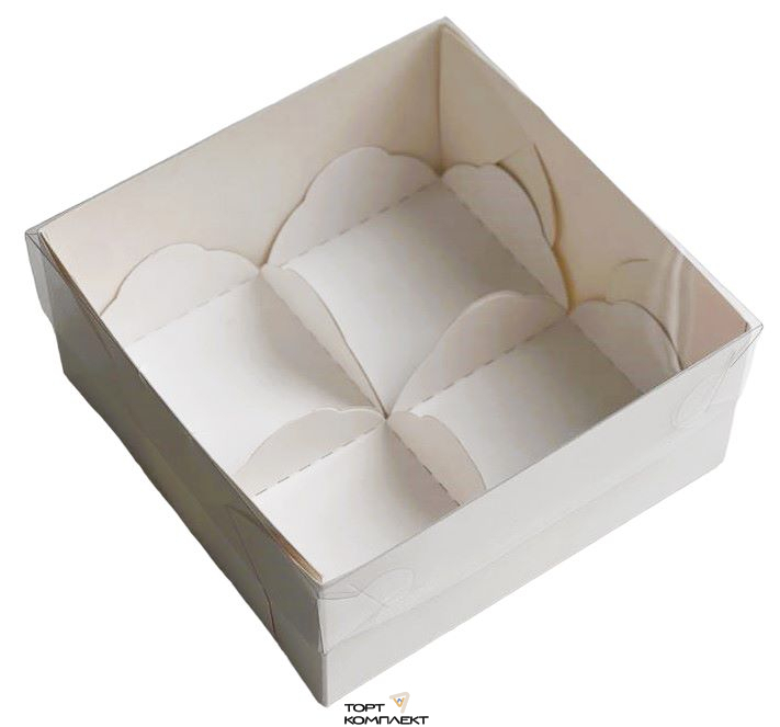 Коробка для Моти 4 ложемента 12/12/5,5см  Белая