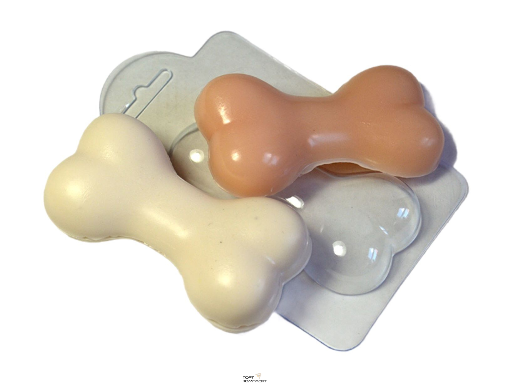 Форма пластиковая для шоколада "Кость" 