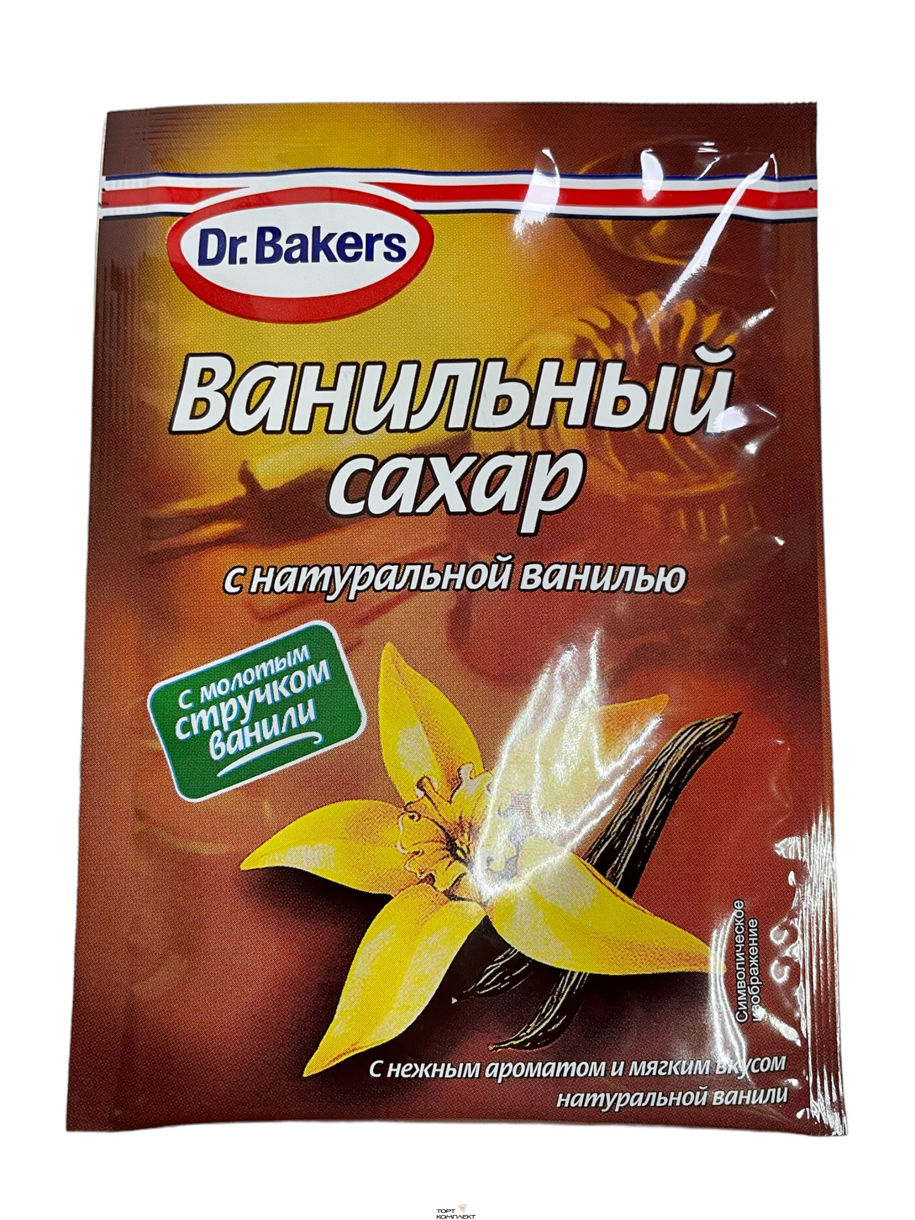 Сахар с натуральной ванилью Dr.Bakers 15гр