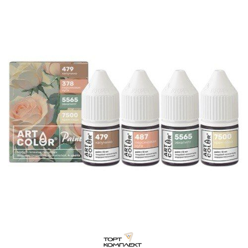 Набор красителей гелевых 4х10мл Art Color Роза