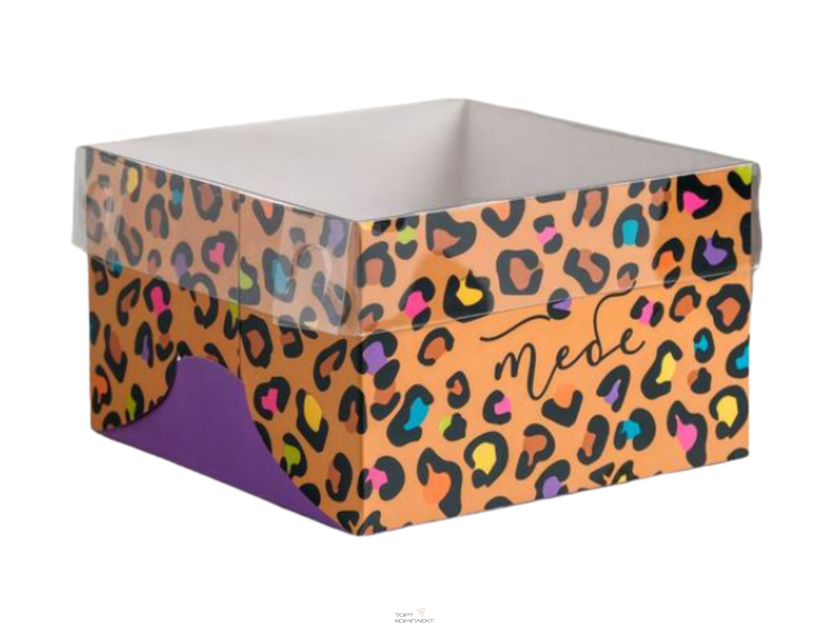 Коробка для 4 капкейков «Особенной девушке», 16 × 16 × 10 см