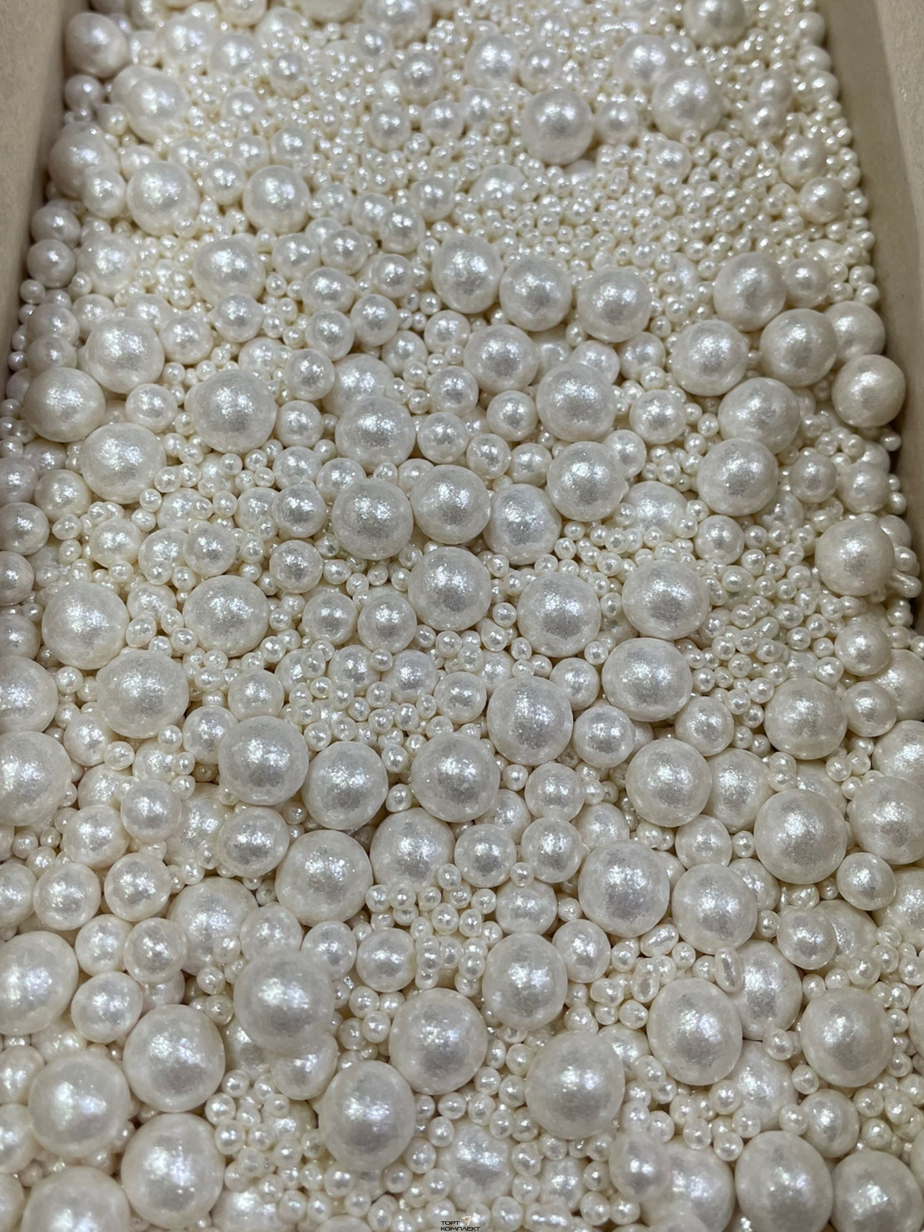 Посыпка рисовая Жемчуг Блеск №254 50гр