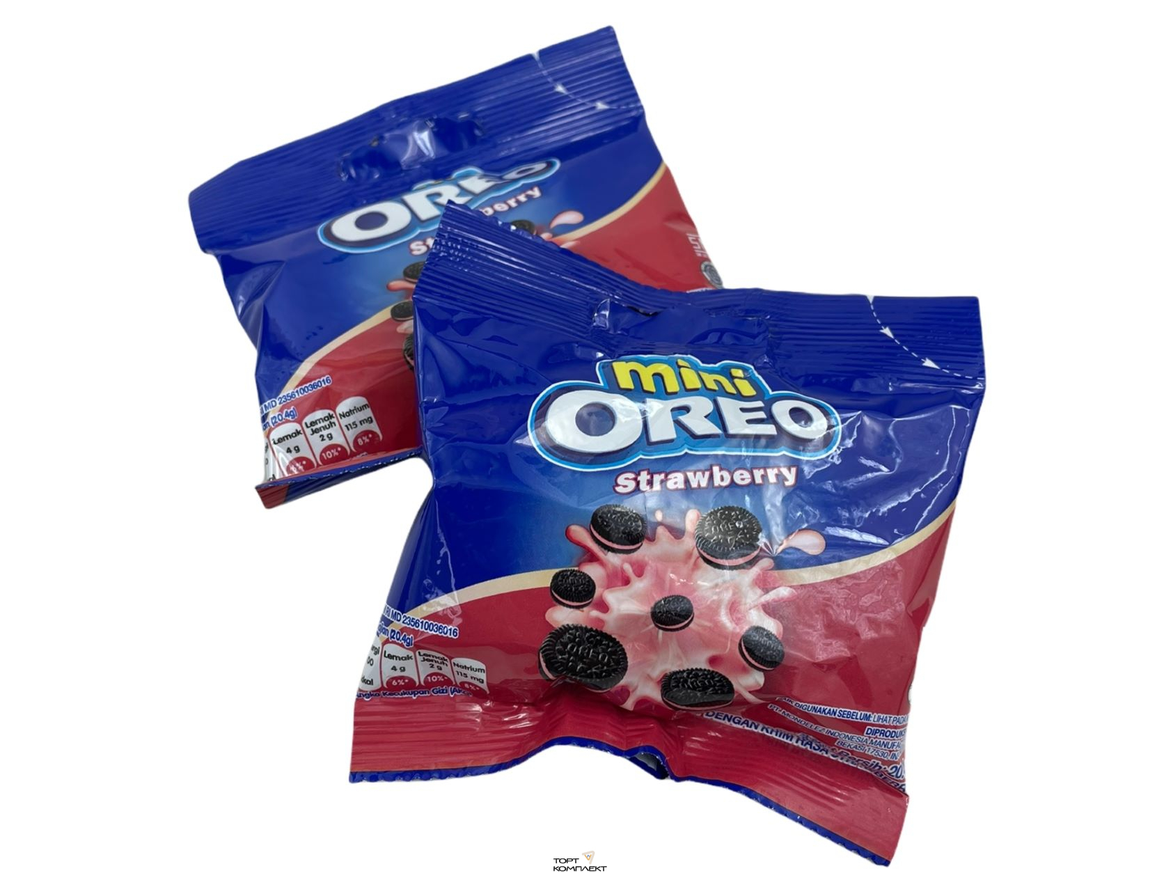 ОРЕО Печенье мини Клубничный крем 20,4гр