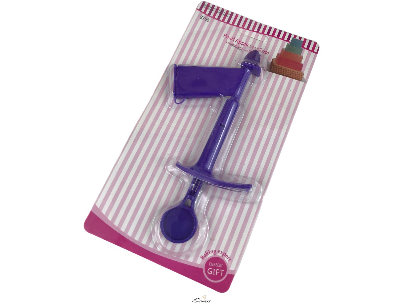 Инструмент для украшения торта бусинами (d до 3 мм)