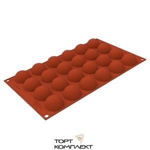 Полусфера 35мм 24 ячеек Силиконфлекс Silikomart