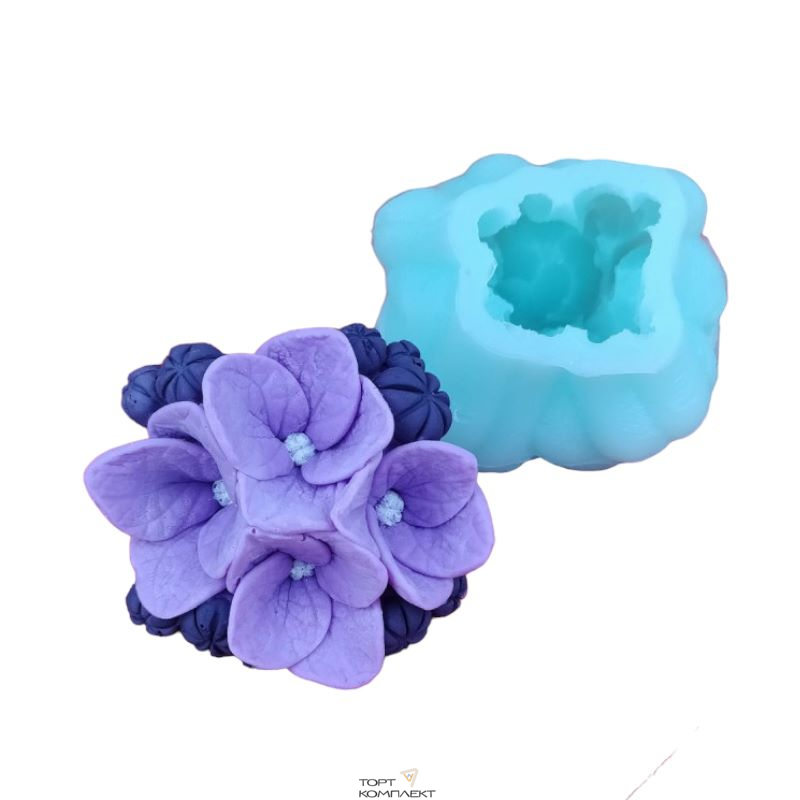 Силиконовая форма "Гортензия 4" 5,6см